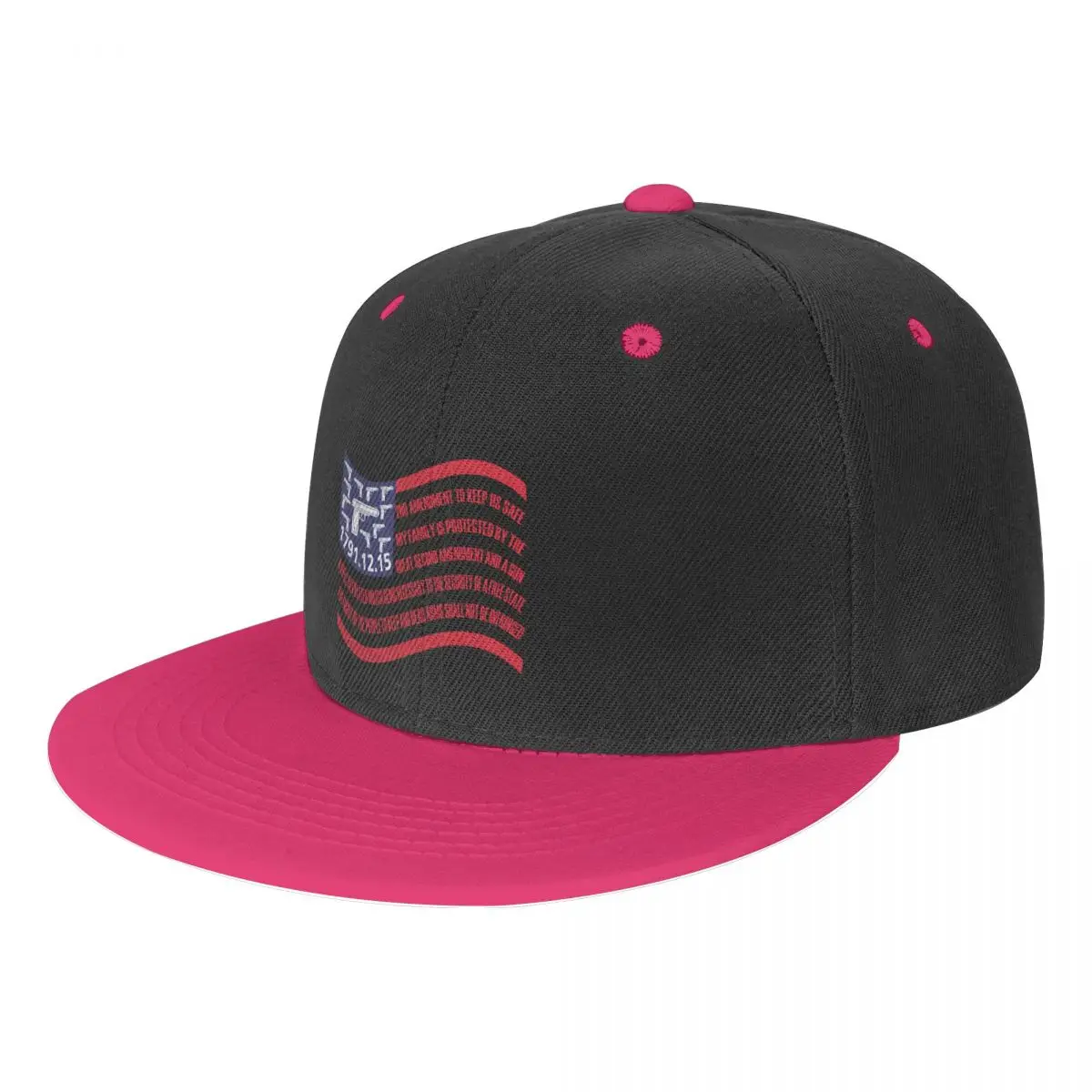 

Great Second Amendment keeps me safe Men's and women's baseball caps hip hop caps Four Seasons caps Windproof caps uv proof caps