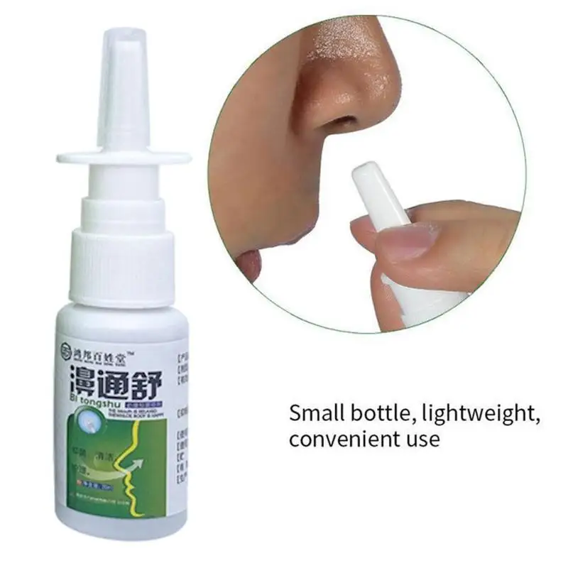 

20ml Nasal Spray Rhinitis Treatments Chronic Sinusitis Nose Herb Agent Chinese Care Care Spray Relief Traditional G7I2