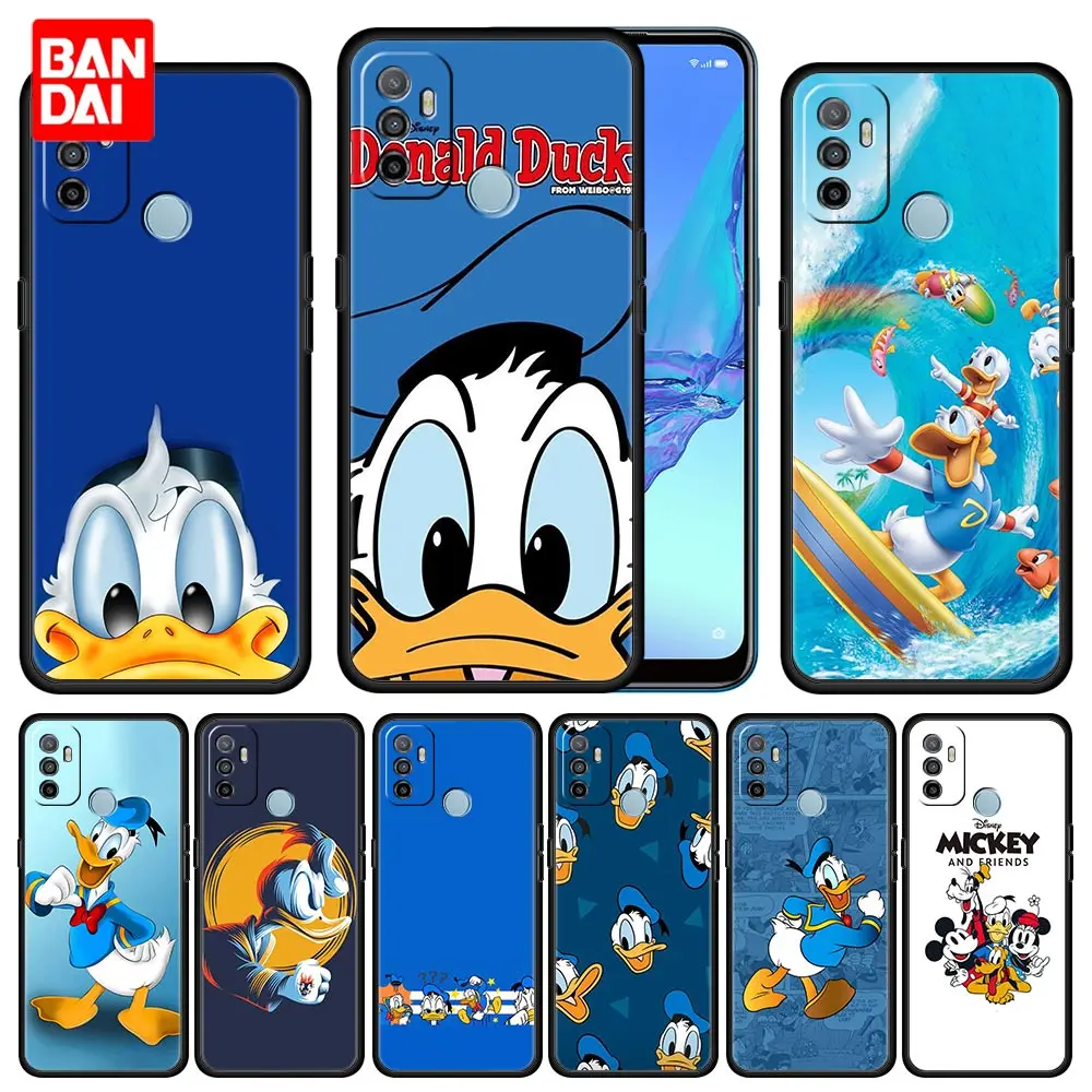 

Cover Case for Oppo A53 A52 A3s A5s A9 A15 A31 A54 A74 A93 A94 F19 Pro 4G 2020 Thin Capinha Full Phone Korea Shell Donald Duck