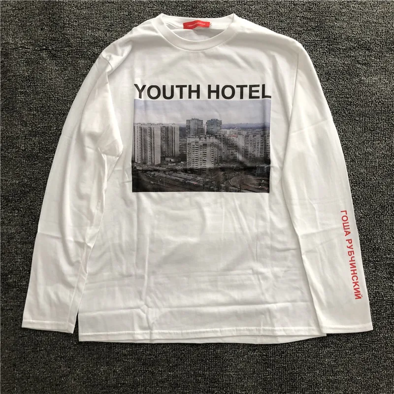Фото Gosha Building с длинным рукавом Youth Hotel Русский 032c HD цифровая печать Свободный бренд Tide №1