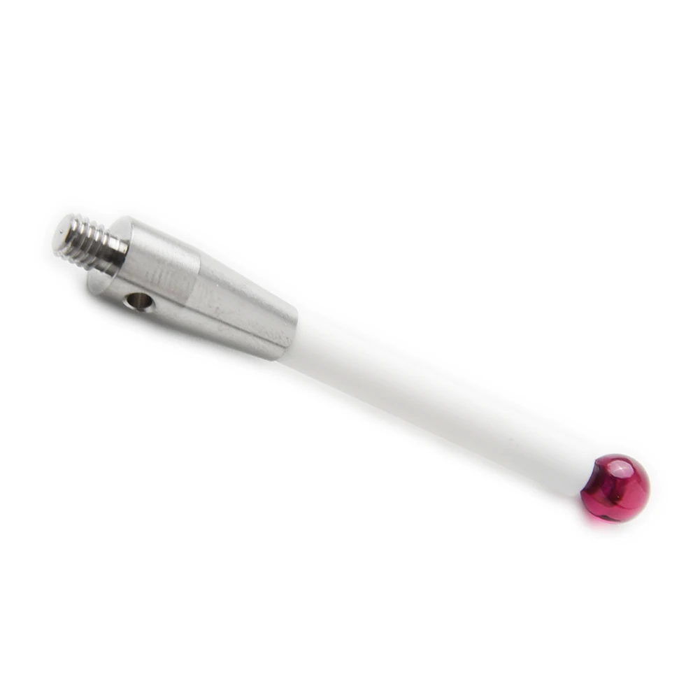 

CMM Touch Probe Stylus 6mm Dia Rubine Ball Ceramic Stem M4 CMM A-5000-3709 Touch Probe Tool Brand New And High Quality
