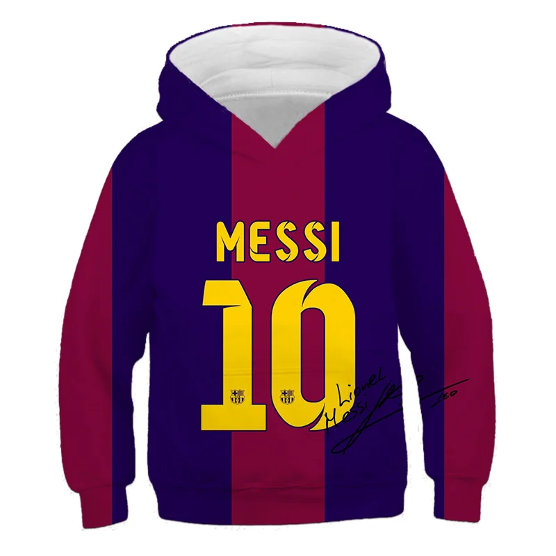 

Fashion Football Hoodie 3D Printed Cartoon Children Clothing Fun Anime Boys and Girls Sweatshirts Kids Clothes PSG Hoodies 2022