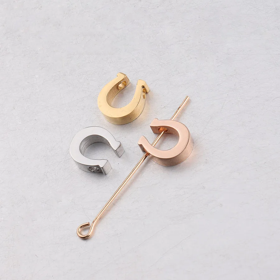 

ASON 10Pcs/lot Stainless Steel Pendant Charms Beads For Jewerly Making Neckloace Diy Accessories Bracelet Components Suppiles