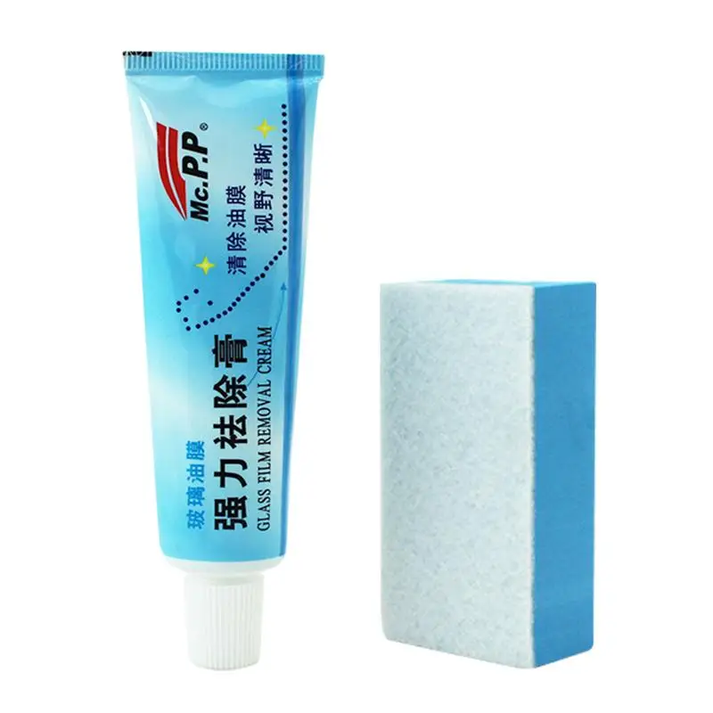 

Auto Car Glass Polishing Degreaser Cleaner Oil Film Clean Polish Paste For Bathroom Window Glass Windshield Windscreen Detergent
