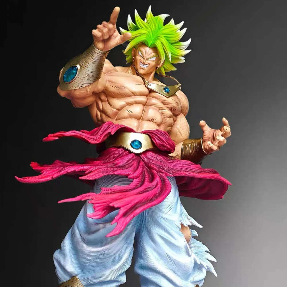 Фото Коллекционная фигурка Jt&CK Dragon Ball Z: Броли (SSJ3, SSJ2) Супер Сайян, ПВХ, 50 см/19,69 дюйма, игрушка-подарок №3