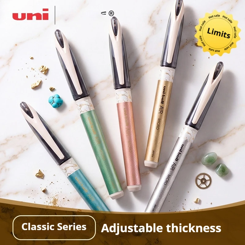 Фото Гелевая ручка uni-ball Air UBA-188 Neo-Classical Limited, 0.5 мм, с воздушной подушкой на наконечнике, для легкого письма, каллиграфии, подписи №1