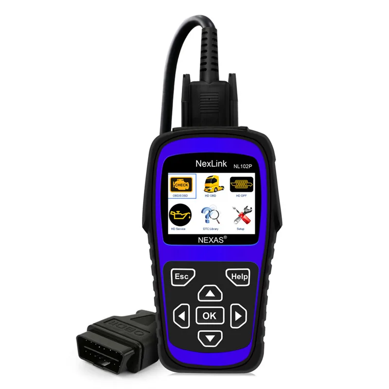 NEXAS NL102P высокопроизводительный детектор для грузовиков Диагностика OBD2 6 &amp 9 pin di