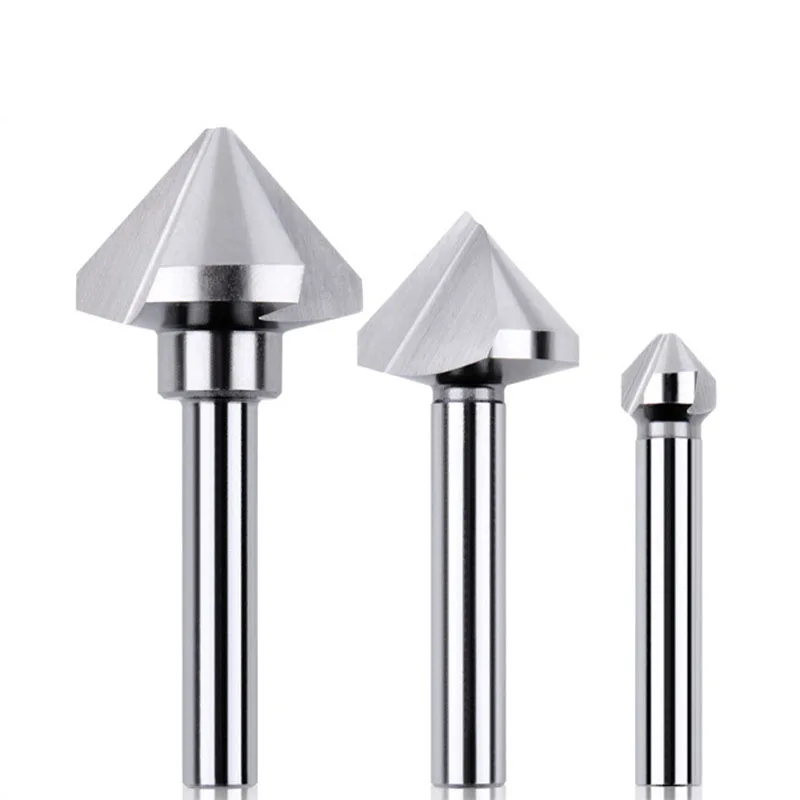 

45 Degree Single Blade 3-Blade Rose Reamer Deburring Drill Artifact Expanding Inner Hole 90 Degree Stainless Steel Drill