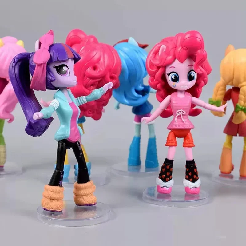 Набор из 7 фигурок My Little Pony: Твайлайт Спаркл, Рэйнбоу Дэш, Эпплджек, Флаттершай, Пинки Пай – коллекционные модели-игрушки (art.: 3920dc85c4fe5) - 3920dc85c4fe5