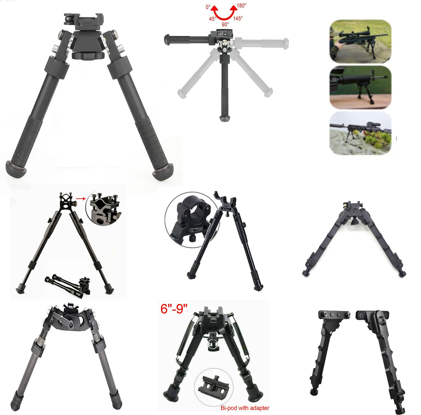 

Охотничий Bipod регулируемые складные ножки сверхмощные тактические Bipod для винтовок
