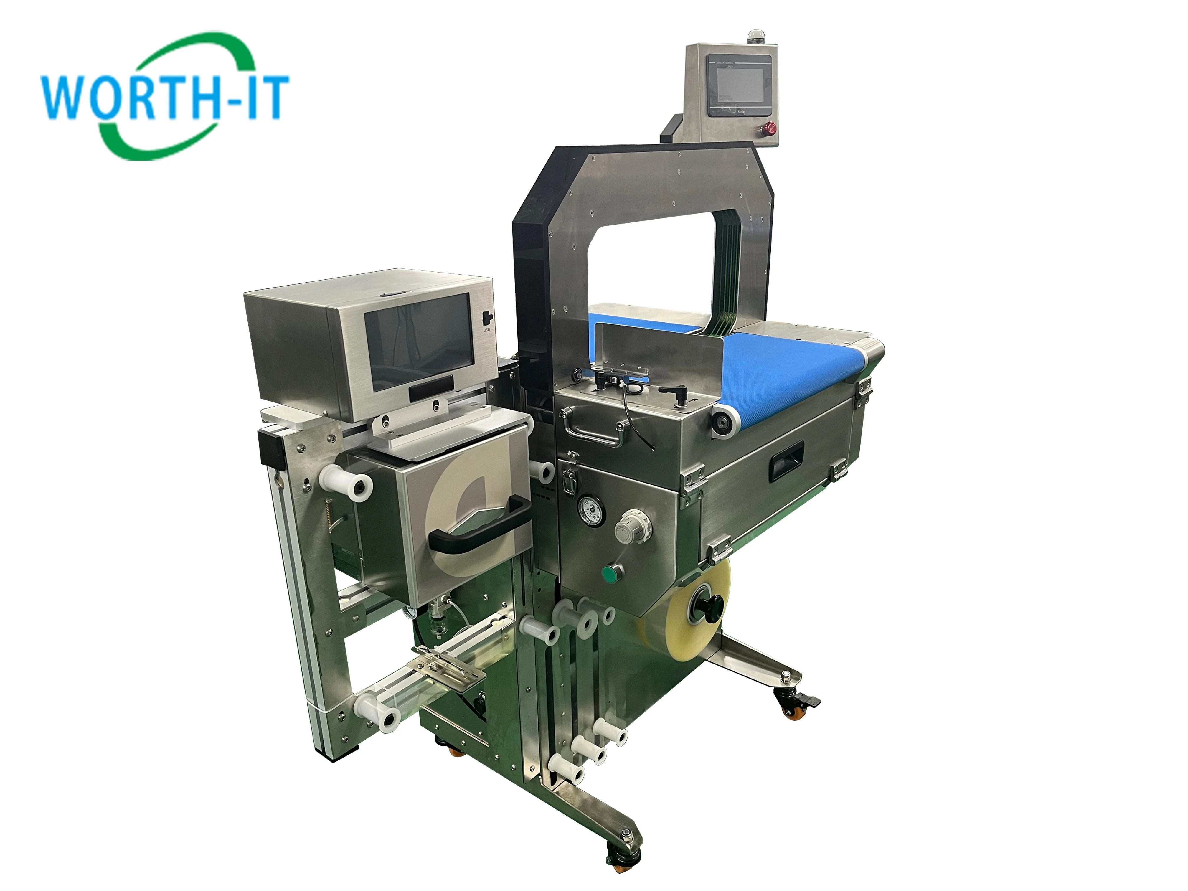 Машина для обвязки нового типа с принтером Markem OPP машина пленки и онлайн-печати