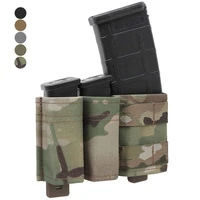 tactical 9mm 5 56 molle magazine pouch kydex insert style clip strap for belt hunting paintball mag holster triple rifle pistol