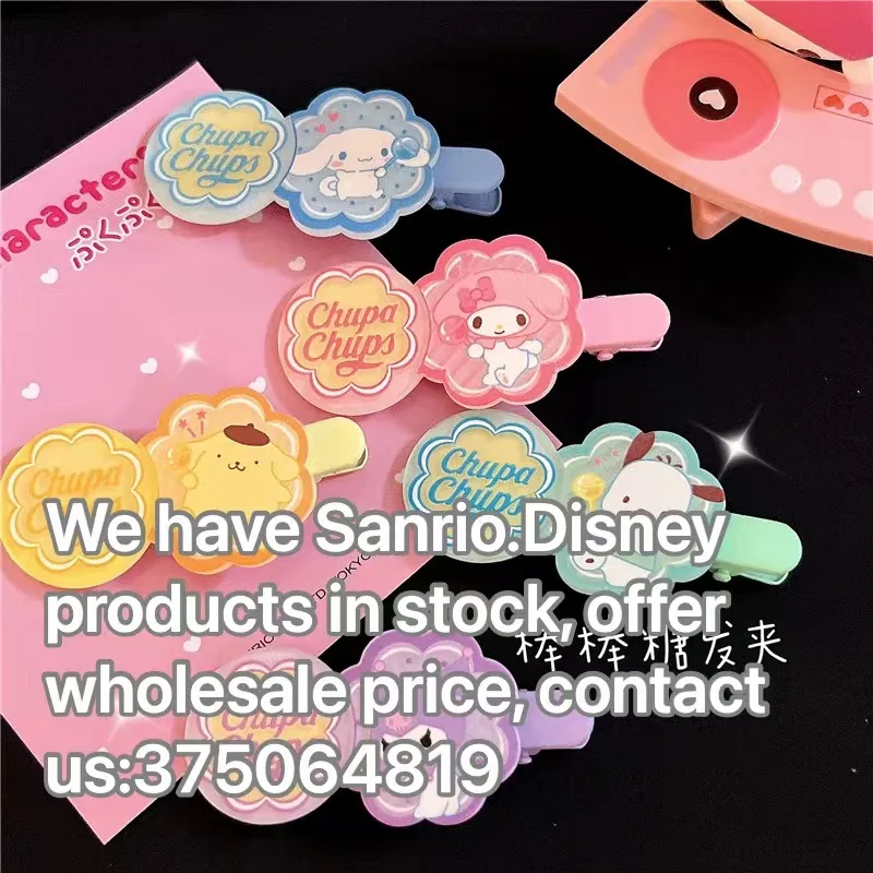 

Заколки для волос в стиле аниме Kuromi Melody Cinnamoroll, 5/20/50 шт.