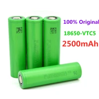 100 original 3 6v 18650 vtc5 2500mah lithium rechargeable battery us18650 vtc5 30a discharge for flashlight toys