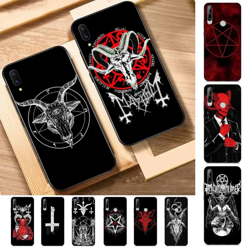 

Devil Satan Phone Case for Huawei Y 6 9 7 5 8s prime 2019 2018 enjoy 7 plus