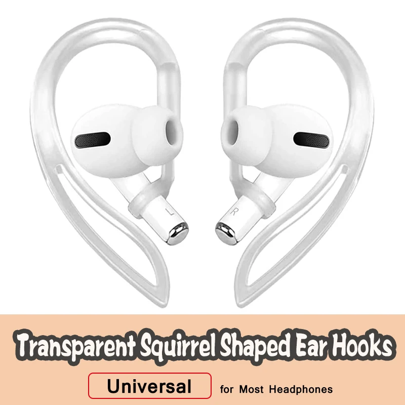 Спортивные противоударные силиконовые ушные крючки для наушников Apple AirPods