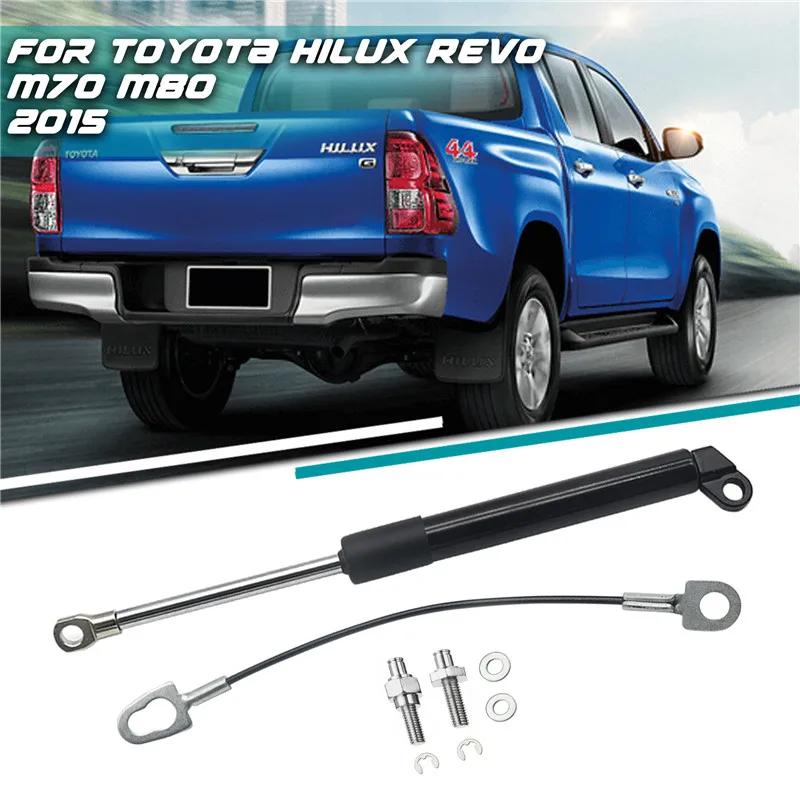 

Rear Trunk Tail Lift Supports Gas Strut Rod Arm Shocks Strut Bars Damper For Toyota Hilux Revo M70 M80 2015