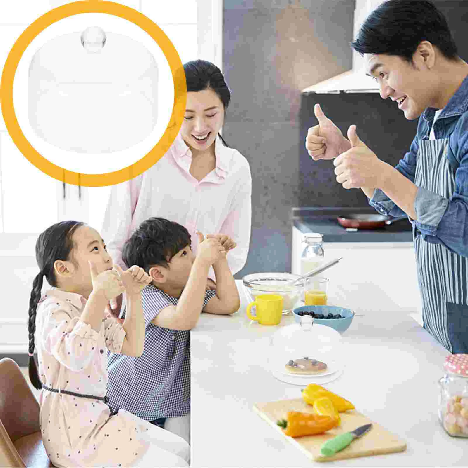 

1pc Cake Dome Cake Display Cover Cake Cloche Round Cloche Cover Cheese Cloche Dome Tent Covers