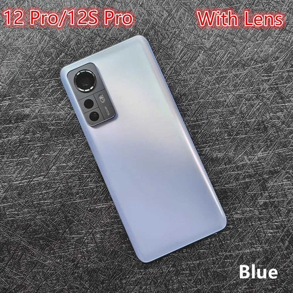 Корпус 12Pro для Xiaomi Mi 12 Pro / 12S 5G 6 73 дюйма стеклянная задняя крышка аккумулятора