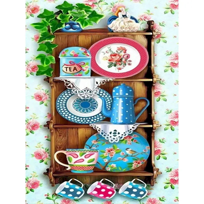 

GATYZTORY Frame Picture Oil Painting By Numbers Kitchen Kit Acrylic Wall Art Home Decors Coloring By Numbers For Diy Gift Artcra