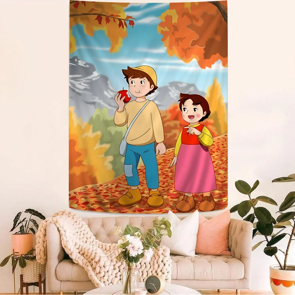 Cute Heidi Chart Tapestry Art Science Fiction Room Home Decor Cheap Hippie Wall Hanging