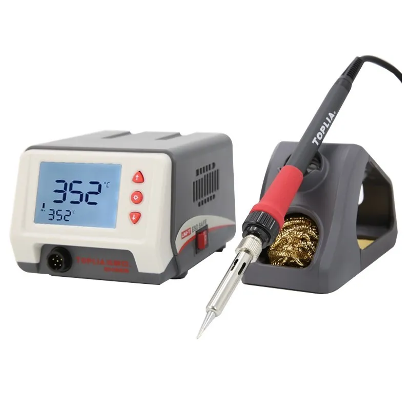 

UNI-T 60 Вт паяльная станция с цифровым дисплеем, интеллектуальная регулируемая сварочная ремонтная станция EH969, набор инструментов для пайки ...