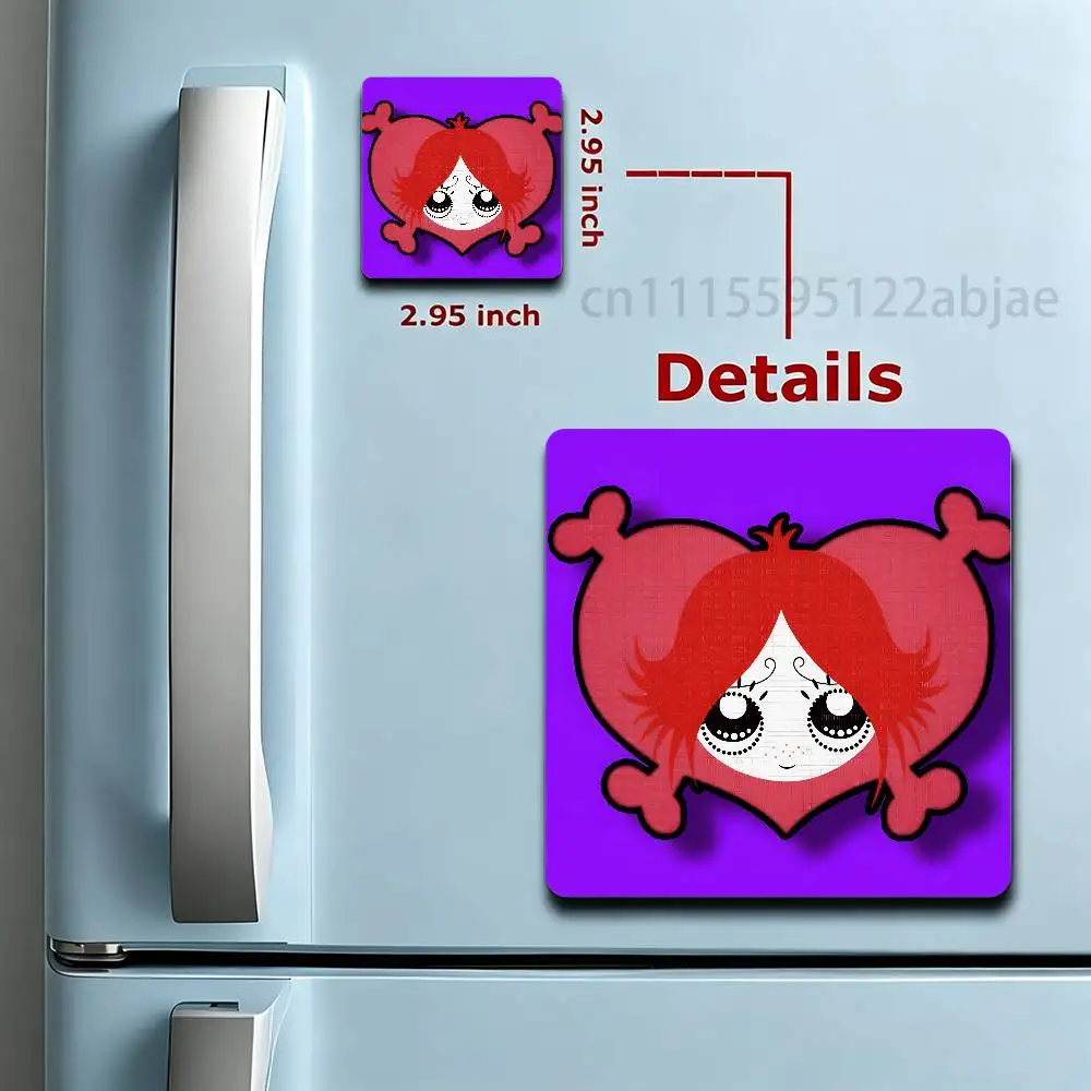 R-Ruby Gloom Gothic Новый магнит на холодильник из ПВХ для декора детского мультяшного холодильника, магнитная игрушка для детей. (art.: 3920dd3211a4b) - 3920dd3211a4b