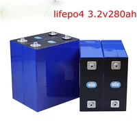 new 3 2v 280ah lifepo4 rechargeable battery lithium iron phosphate solar cell 12v 24v no 280ah eu tax free usa fast ship