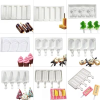 kitchen jelly chocolate home ice lolly maker ice cream silicone mold popsicle mould tray frozen mould