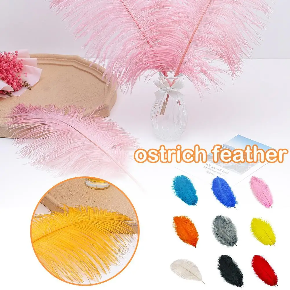 

Wholesale 25-30cm Colored Turkey Feather For Crafts Fluffy Plumas DIY Wedding Party Decoration Dream Catcher Accessories