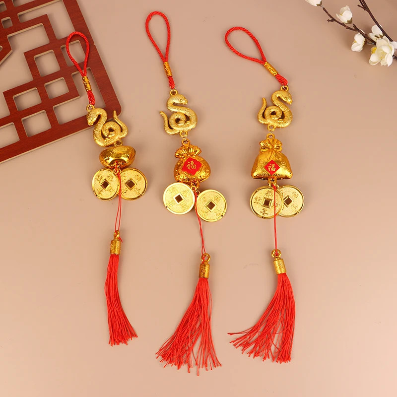 2025 год змеи позолоченный пластиковый кулон в виде со знаком зодиака