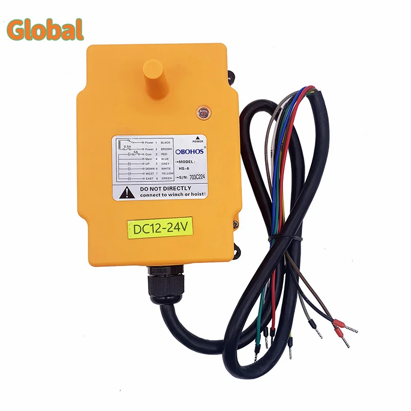 Пульт дистанционного управления для радиоуправляемого крана OBOHOS HS-6 4 кнопки