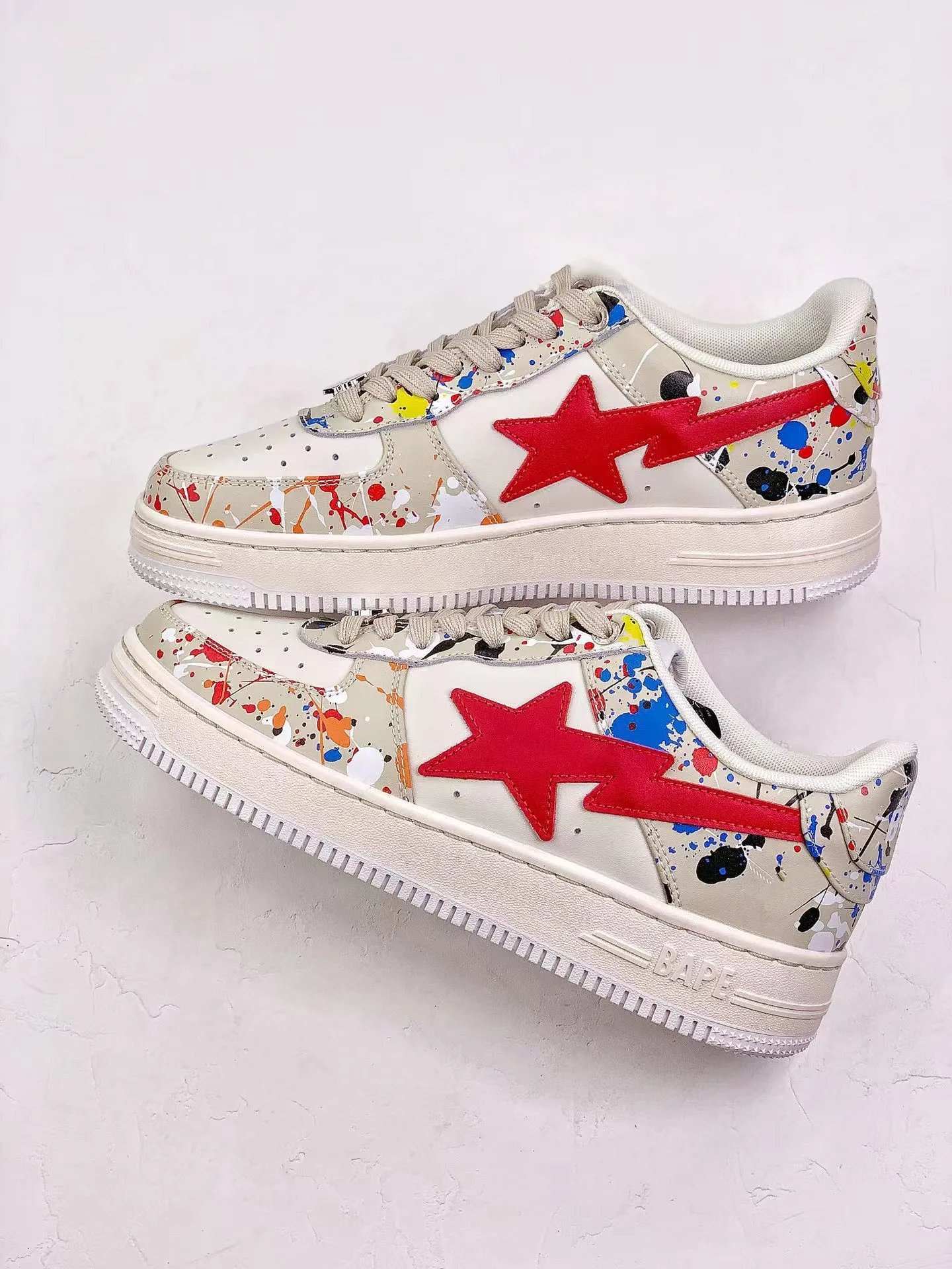 

Bapesta Sta Snakers Skateboard Star Men's Women's Camouflage Running Shoes