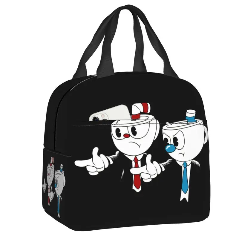 

Термоизолированный Ланч-бокс с капюшоном для женщин, многофункциональный контейнер для еды с мультяшными играми, для школы