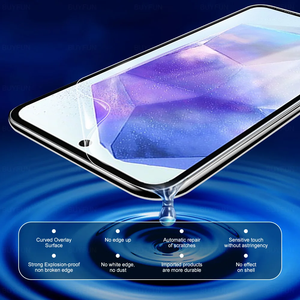 2 шт. мягкая Гидрогелевая пленка для Samsung Galaxy A55