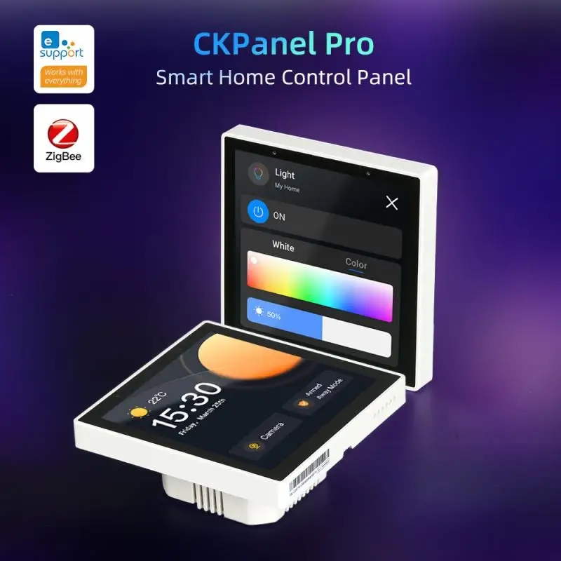 

Панель управления CKPanel для умного дома, настенный выключатель, термостат, встроенный Zigbee Gateway для Alexa Home