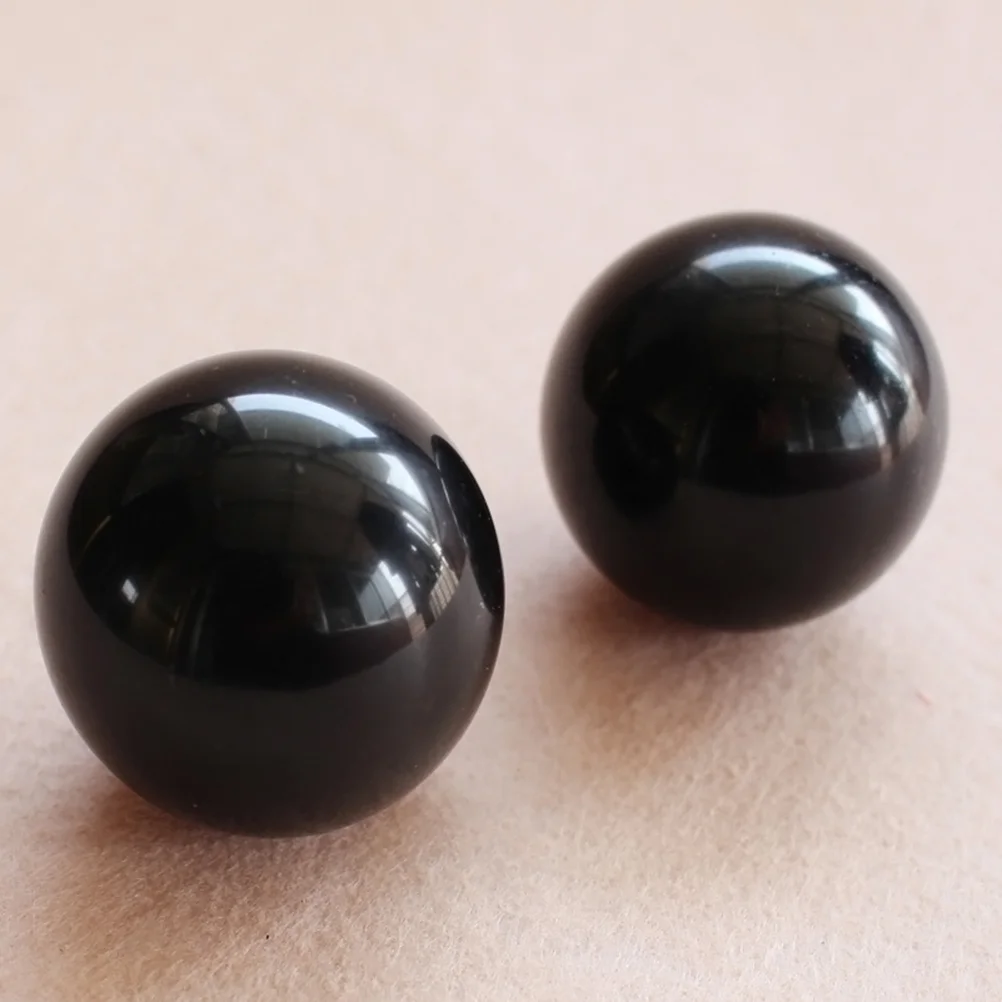 

Natural 2pcs Chinese Baoding Balls Asian Meditation Balls Fitness Stone Baoding Balls Finger Rocks