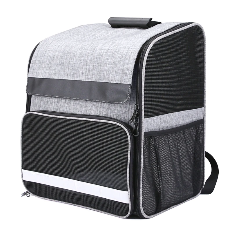 

Carriers Dog Carrier Expandable Pet Carrier for Small Medium Cats Dogs Backpack Black Tote Big Capacity Drop Shipping