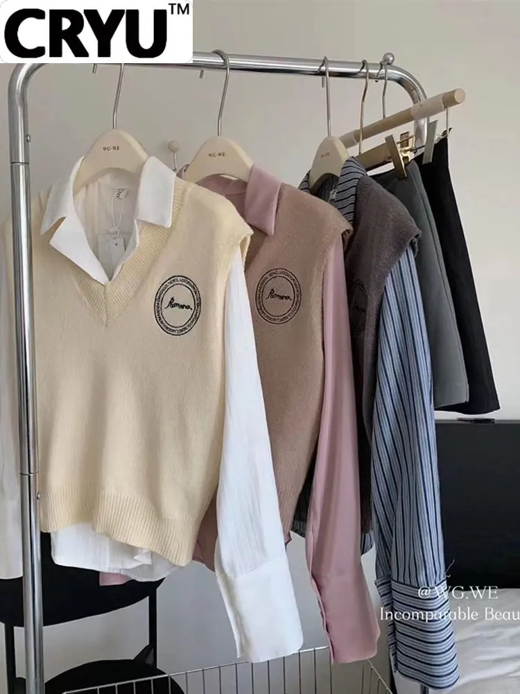 

Solid Color Lapel Long Sleeve Women Blouses 2023 Fashion Single Breasted Striped Female Shirt Vintage Casual Preppy Style Chic