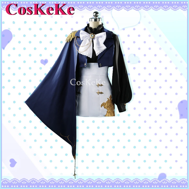 【На заказ】CosKeKe Machita Chima Косплей Аниме VTuber NIJISANJI Костюм Милая Униформа Хэллоуин