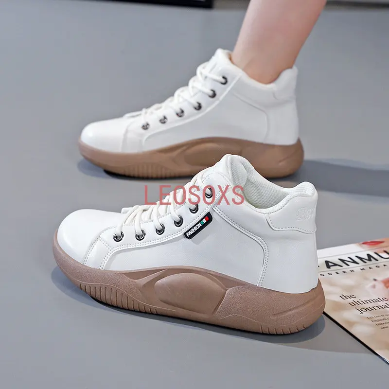 

Women Sneakers 2023 Platform Casual Loafers Solid Color Women Flats Shoes Oxford Sports Vulcanized Shoes Autumn Zapatillas Mujer