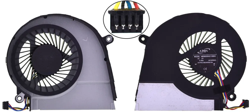Кулер / вентилятор 4 Pin для HP Pavilion 15-e089sr