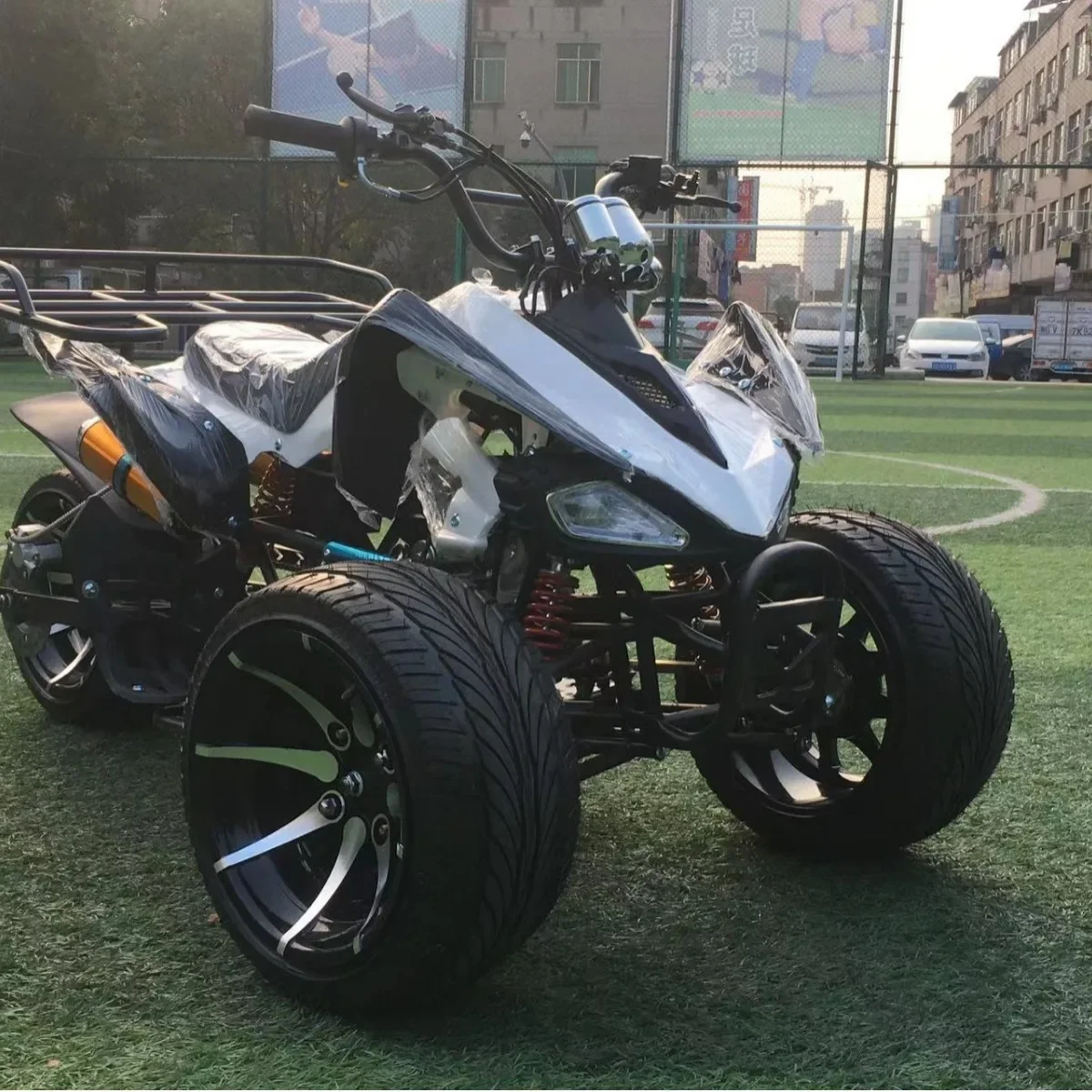 Трехколесный пляжный велосипед обратный трехколесный квадроцикл лежачая машина