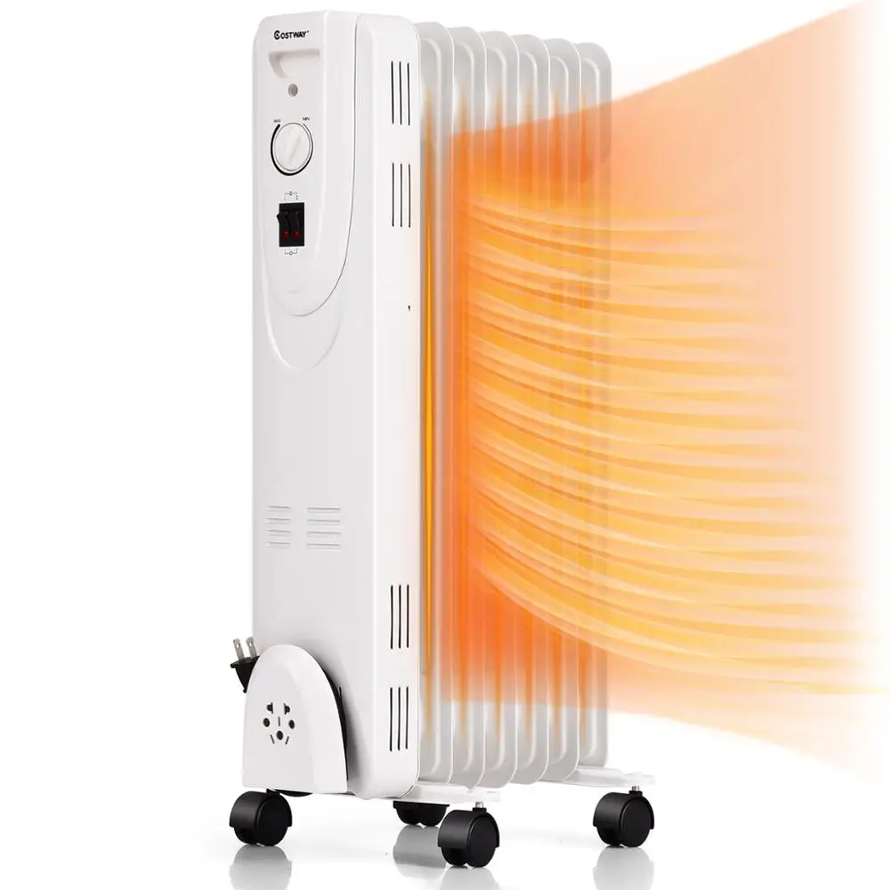 

1500W Oil Filled Heater Portable Radiator Space Heater w/ 3 Heating Modes Indoor EP24688US