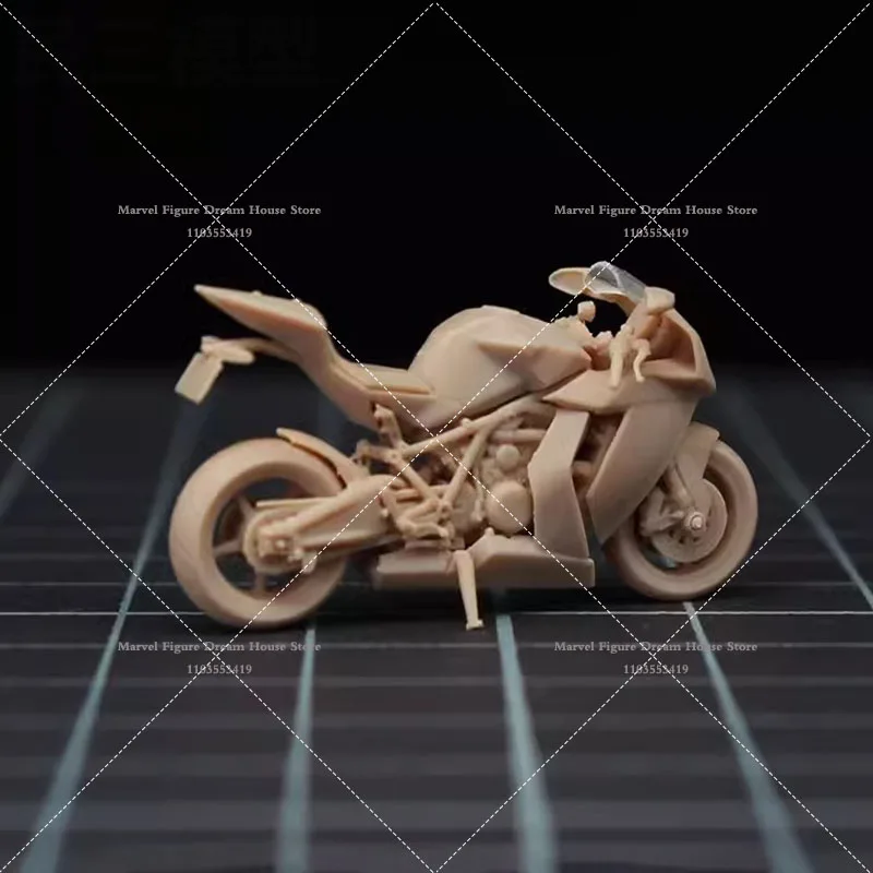 Миниатюрная кукла сделай сам в масштабе масштаб 1/64 белая модель KTM 1/43 RC8 коллекция