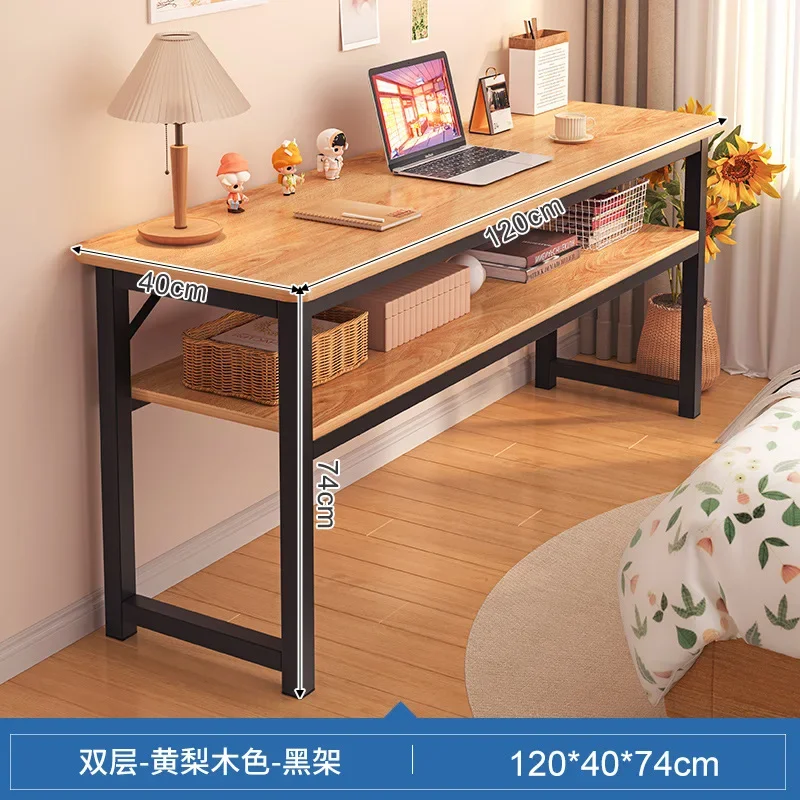 

2023 Year Aoliviya Official New Desk Home Girl Bedroom Long Table Simple House Wall Long Table Workbench Balcony Narrow Computer