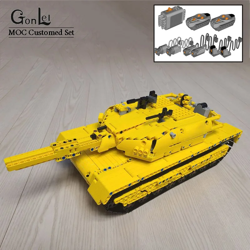 

1628 шт./партия, Детский конструктор MOC M1A1/M1A2 Abrams