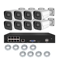 jxj 5mp hd poe nvr kit system ir ai ip p2p video wifi ip outdoor wireless security wire cctv camera system cameras with nvr kit