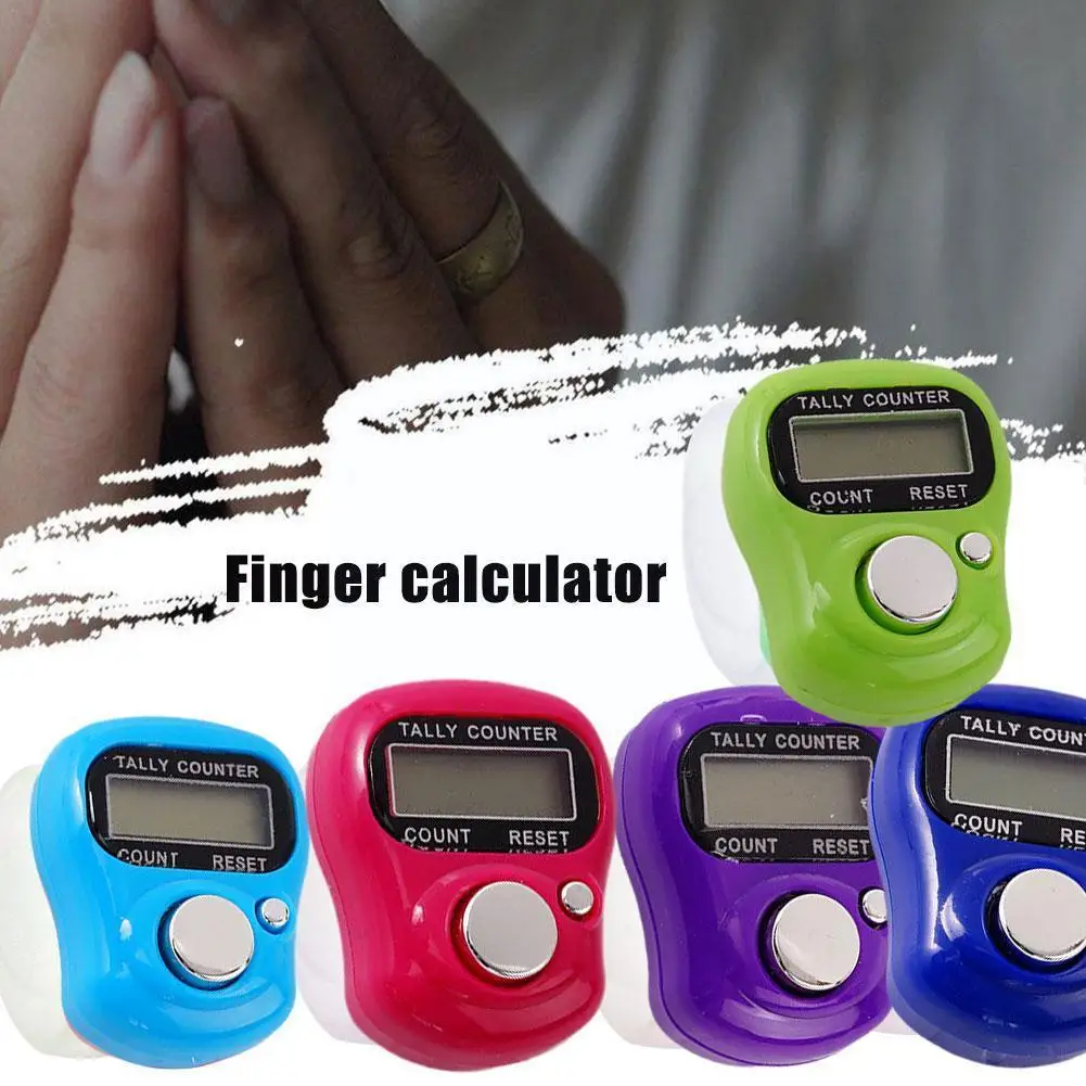 

Finger Calculator Small Fitness Equipment Mini Hand Sensor Coun Marker High-precision Stitch With Held Counter Row Equipped M9r3