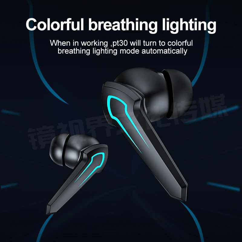 Черные наушники с микрофоном Bluetooth профессиональные игровые наушники-вкладыши